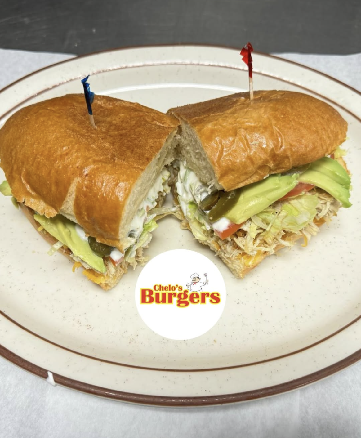 Torta with avocado